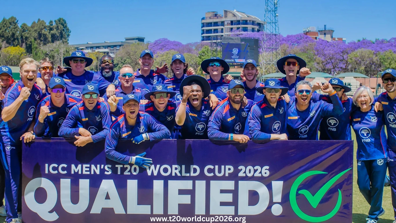 Namibia qualify for T20 World Cup 2026