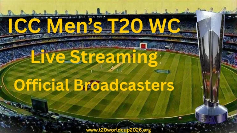 ICC T20 World Cup 2026 Live Streaming