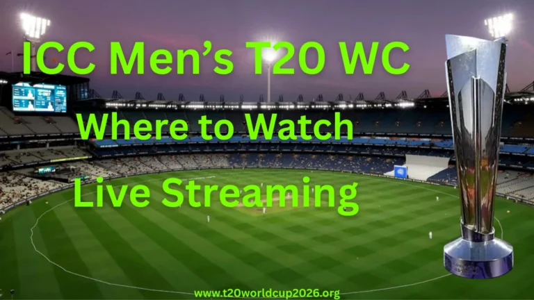 Where to Watch ICC T20 World Cup 2026