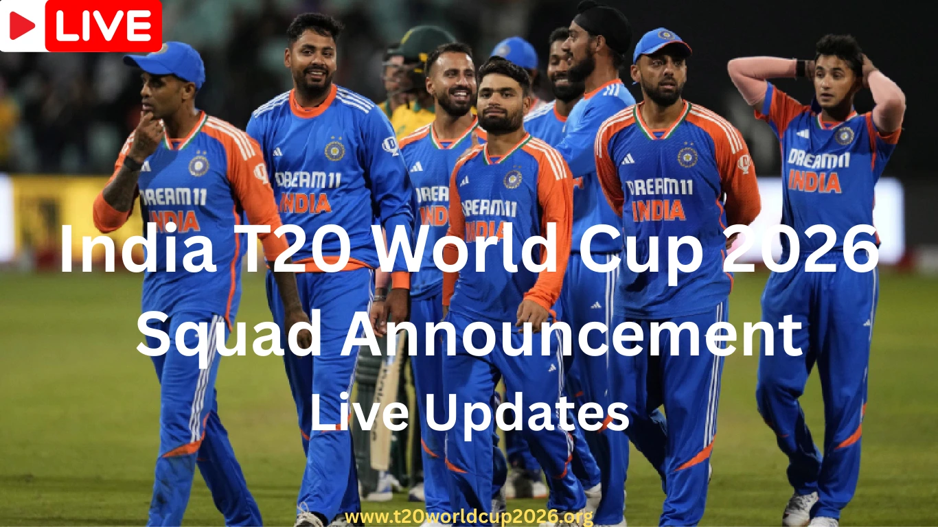 India T20 Squad Announcement Live Updates
