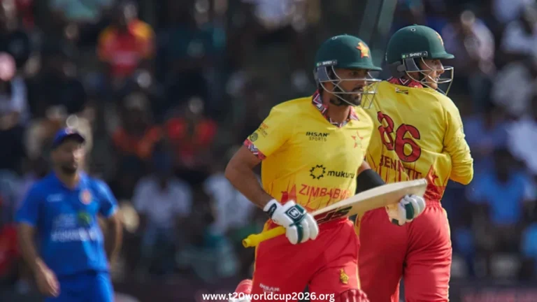 Zimbabwe Squad for T20 World Cup 2026