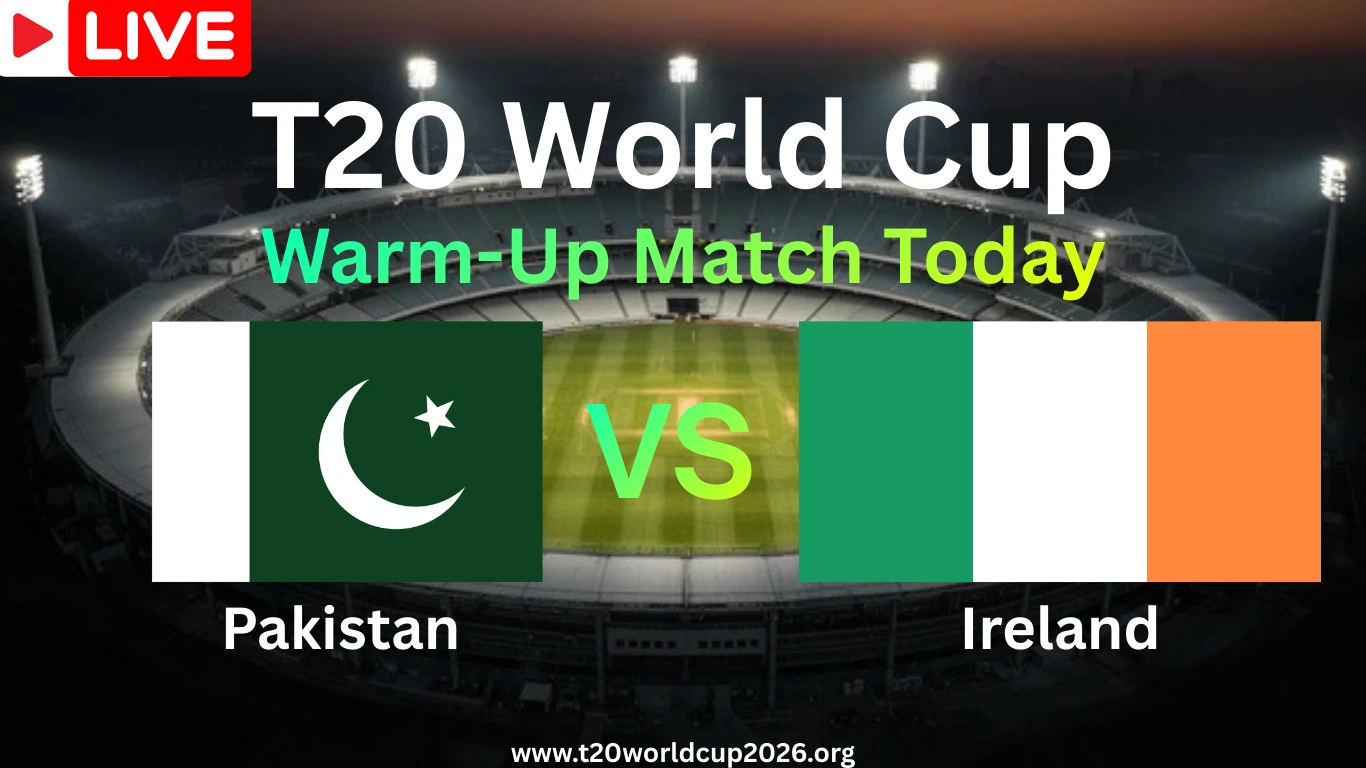 Pakistan vs Ireland Warm-Up Match