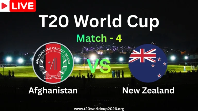 NZ vs AFG Live Streaming