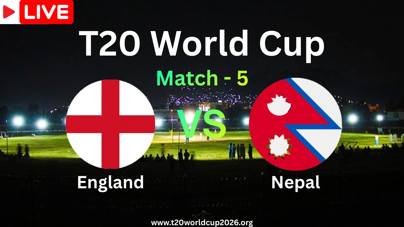 England vs Nepal Live Streaming