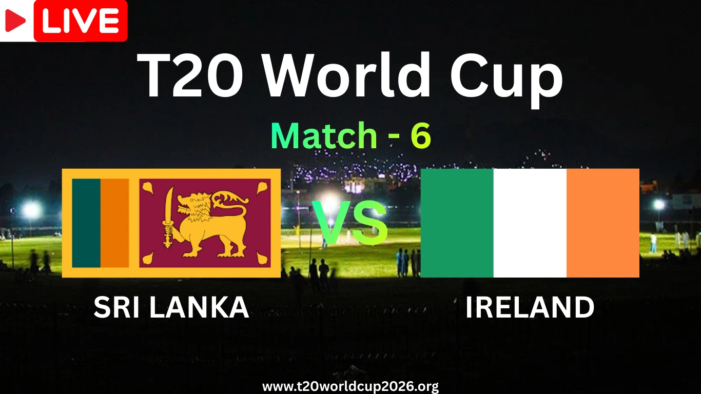 Sri Lanka vs Ireland Live Streaming