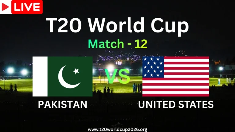Pakistan vs USA Live Streaming