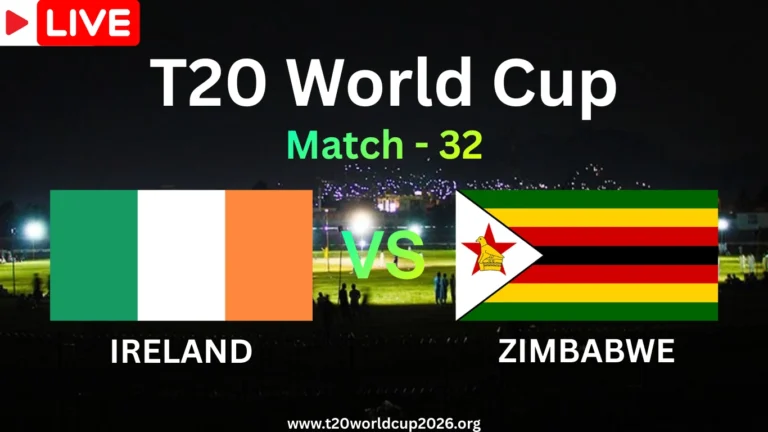 Ireland vs Zimbabwe Live Streaming