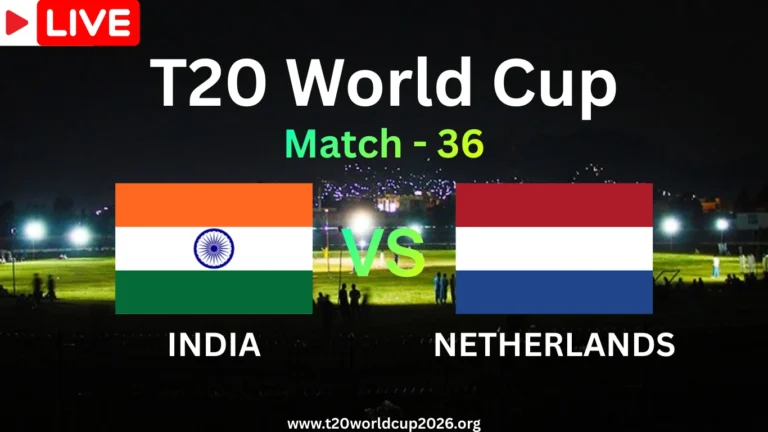 India vs Netherlands