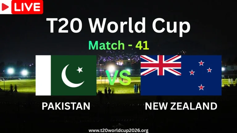 PAK vs NZ Live Streaming