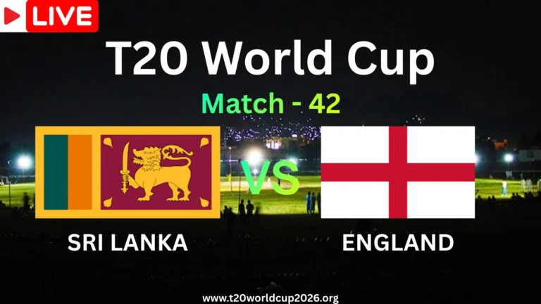 SL vs ENG Live Streaming
