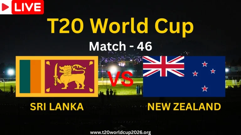 Sri Lanka vs New Zealand