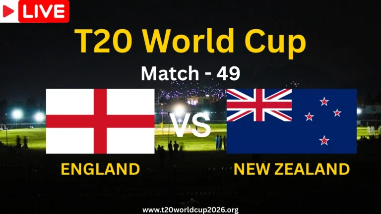 ENG vs NZ Live Streaming
