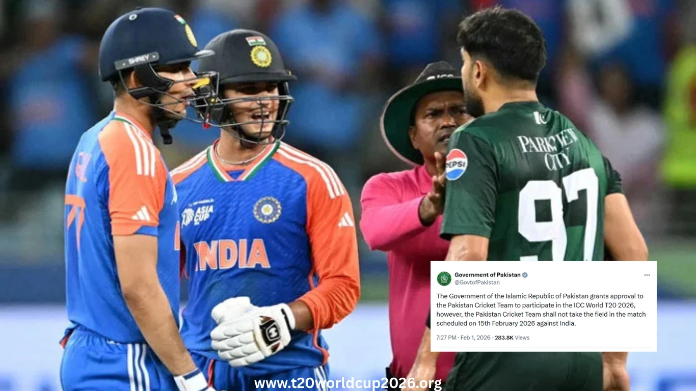 Pakistan to Play T20 World Cup 2026